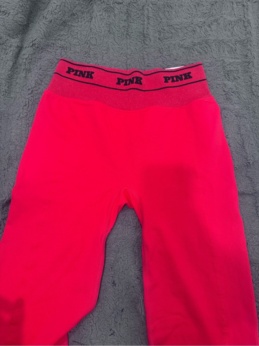 Victoria secret Pink Ribbed Kids Leggings with Logo Waistband - Picture 2 of 3